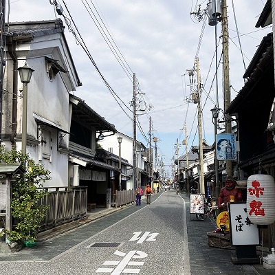 長浜市豊公園駐車場から黒壁スクエアへの行き方