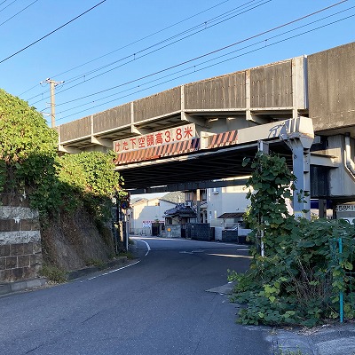 旧中山道・徒歩マップ（草津から野洲）