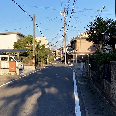 旧中山道・徒歩マップ（草津から野洲）