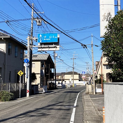 旧中山道・徒歩マップ（草津から野洲）