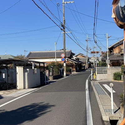 旧中山道・徒歩マップ（草津から野洲）