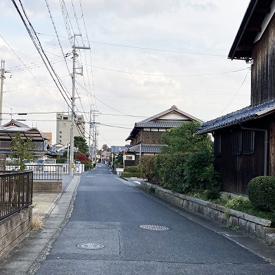 東海道手原村すずめ茶屋跡から六地蔵一里塚跡への行き方