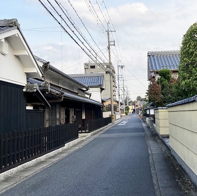 東海道手原村すずめ茶屋跡から六地蔵一里塚跡への行き方