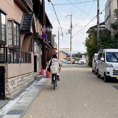 草津宿 追分道標から草津の名木イロハモミジへの行き方