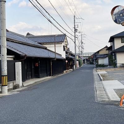 東海道手原村すずめ茶屋跡から六地蔵一里塚跡への行き方