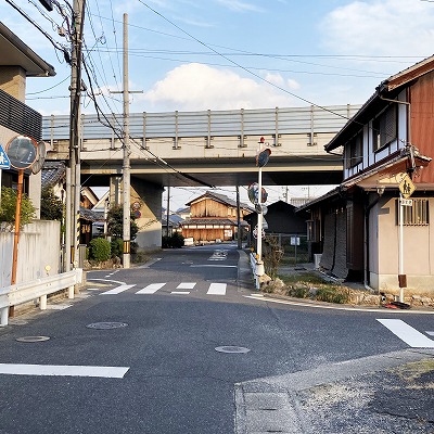 東海道手原村すずめ茶屋跡から六地蔵一里塚跡への行き方