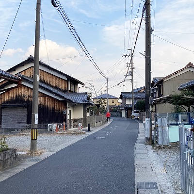 東海道手原村すずめ茶屋跡から六地蔵一里塚跡への行き方