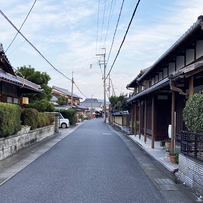 東海道手原村すずめ茶屋跡から六地蔵一里塚跡への行き方