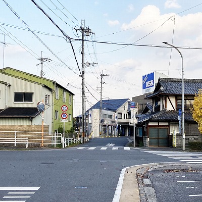 東海道 目川一里塚跡から東海道手原村すずめ茶屋跡への行き方