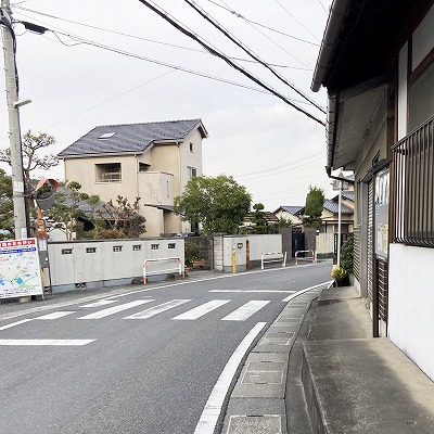 東海道 目川一里塚跡から東海道手原村すずめ茶屋跡への行き方