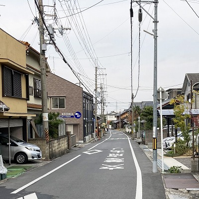 東海道 目川一里塚跡から東海道手原村すずめ茶屋跡への行き方