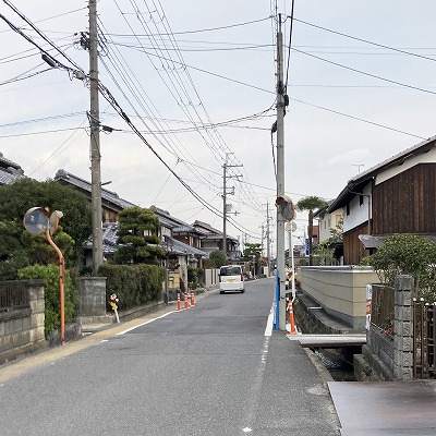 東海道 目川一里塚跡から東海道手原村すずめ茶屋跡への行き方