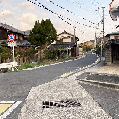 六地蔵一里塚跡から石部宿西縄手への行き方