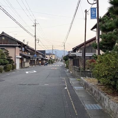 六地蔵一里塚跡から石部宿西縄手への行き方