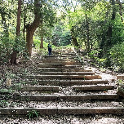 三上山 表登山道入口から山頂への行き方